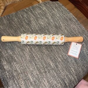 Harvest Deco Rolling Pin New NIP Read description